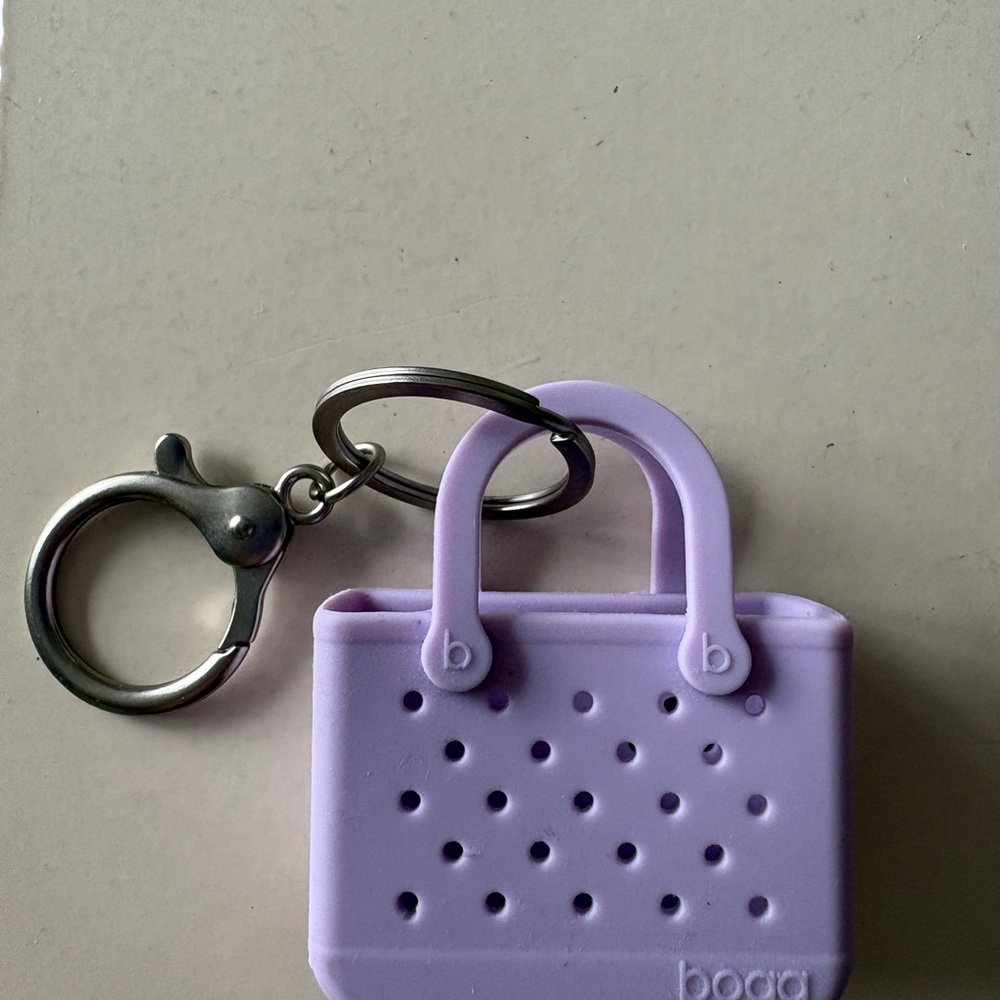 Bogg Lilac Mini Tote Charm